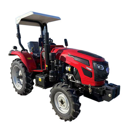 4wd部品が付いている農業の農場トラクター60hpの青い4つの車輪のトラクター