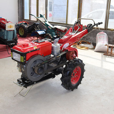 22HPディスクすきが付いている歩く農場トラクター2の車輪の歩くトラクター