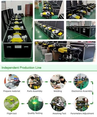 50x50x50cmの2-5mの幅の作物保護のための農業の無人機のスプレーヤー