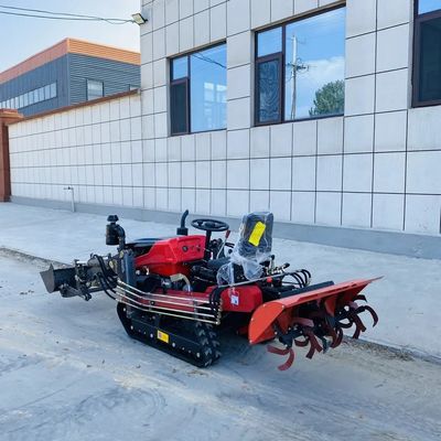 回転式耕作のクローラー農場トラクター2200 rpmの小型農場トラクター