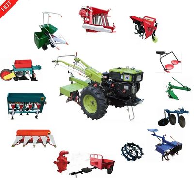 4WD農業手のトラクター8hp 680mm小さい耕作用具装置