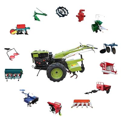 4WD農業手のトラクター8hp 680mm小さい耕作用具装置